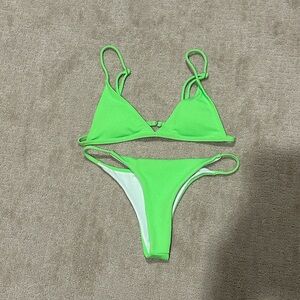 Neon Green Bikini Set NWOT